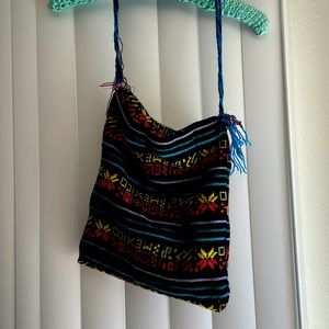 Fun, colorful woven bag